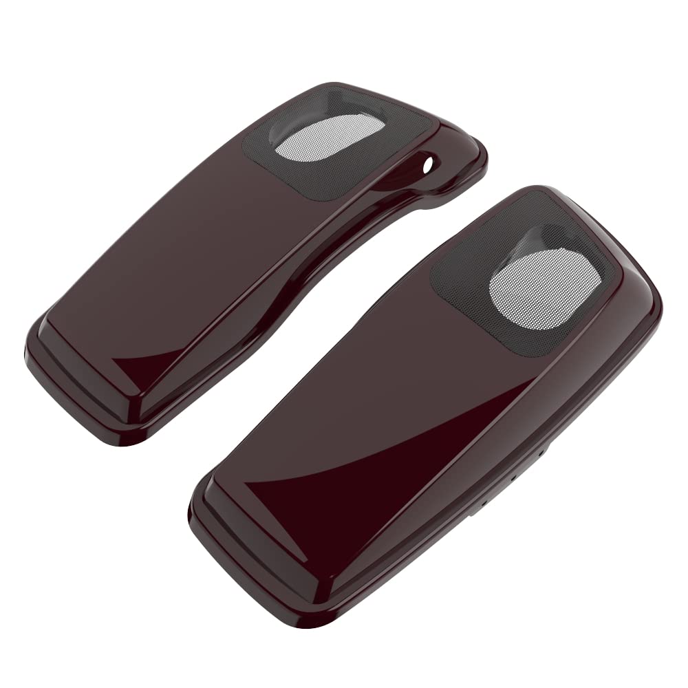Premium 6X9 Saddlebag Speaker Lids for 2014-2023 Harley Davidson Touring Bikes - Color Matched for Seamless Style - Perfect for Road Trips & Custom Audio Upgrades