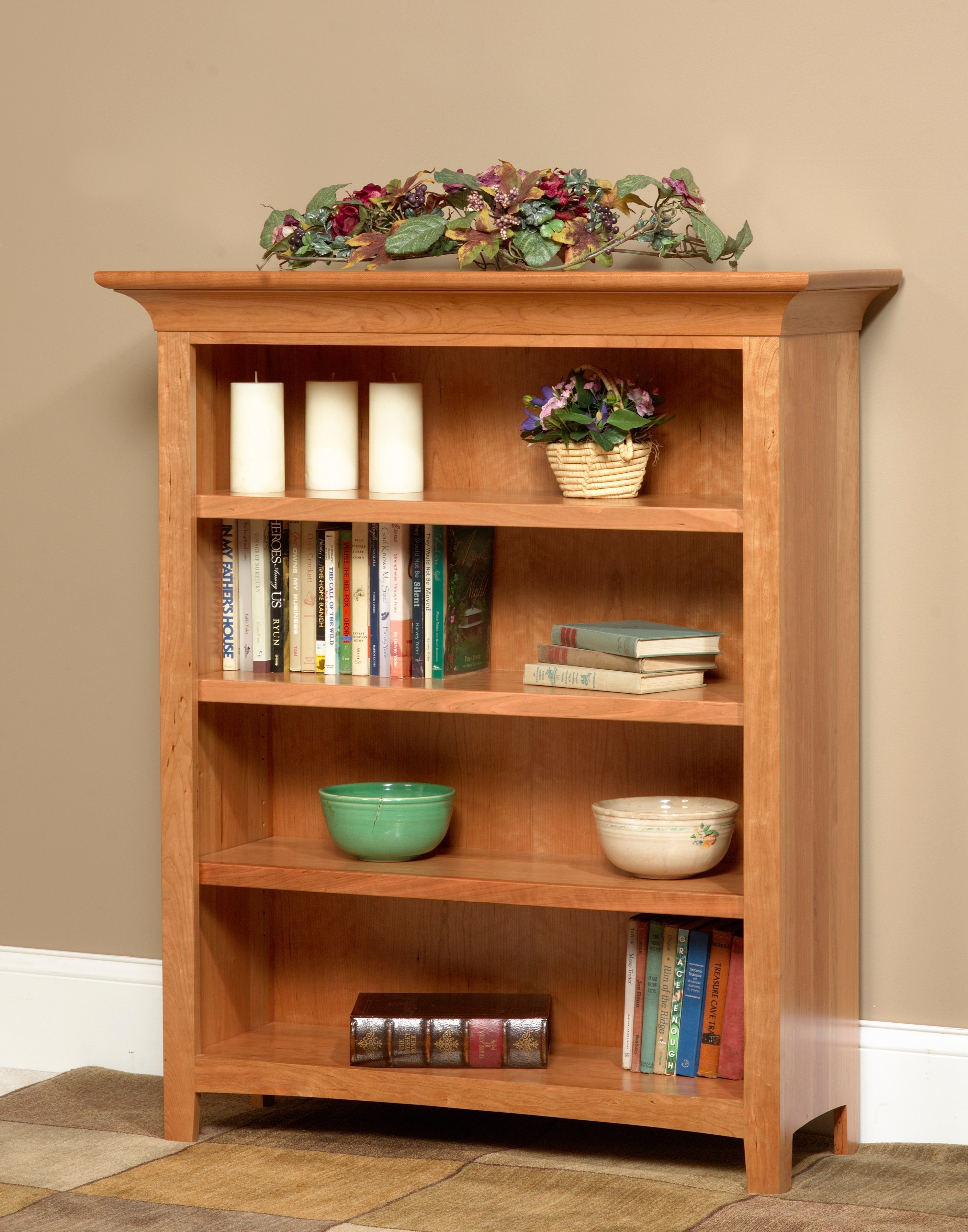 Amish Open Bookcase 30