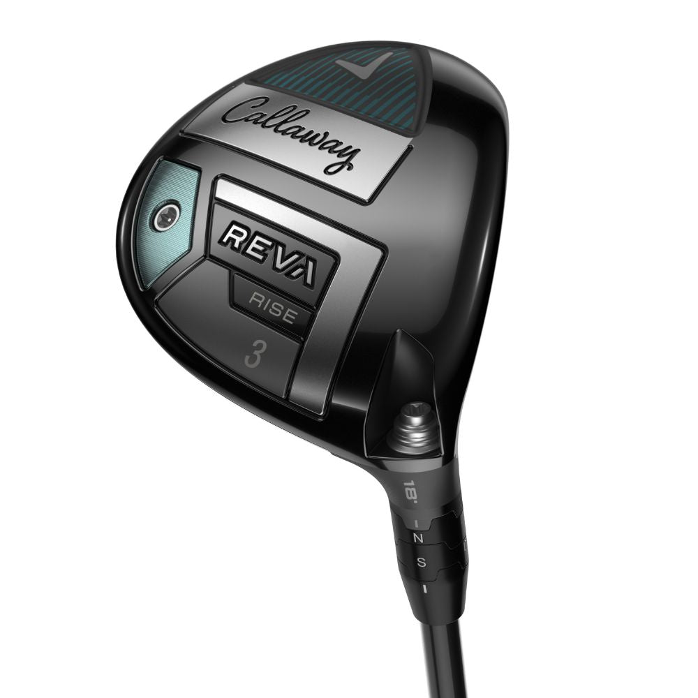 Callaway REVA Rise Women's Fairway Golf Club - Lightweight Graphite Shaft for Maximum Distance & Forgiveness | Perfect for Lady Golfers on the Course & Driving Range