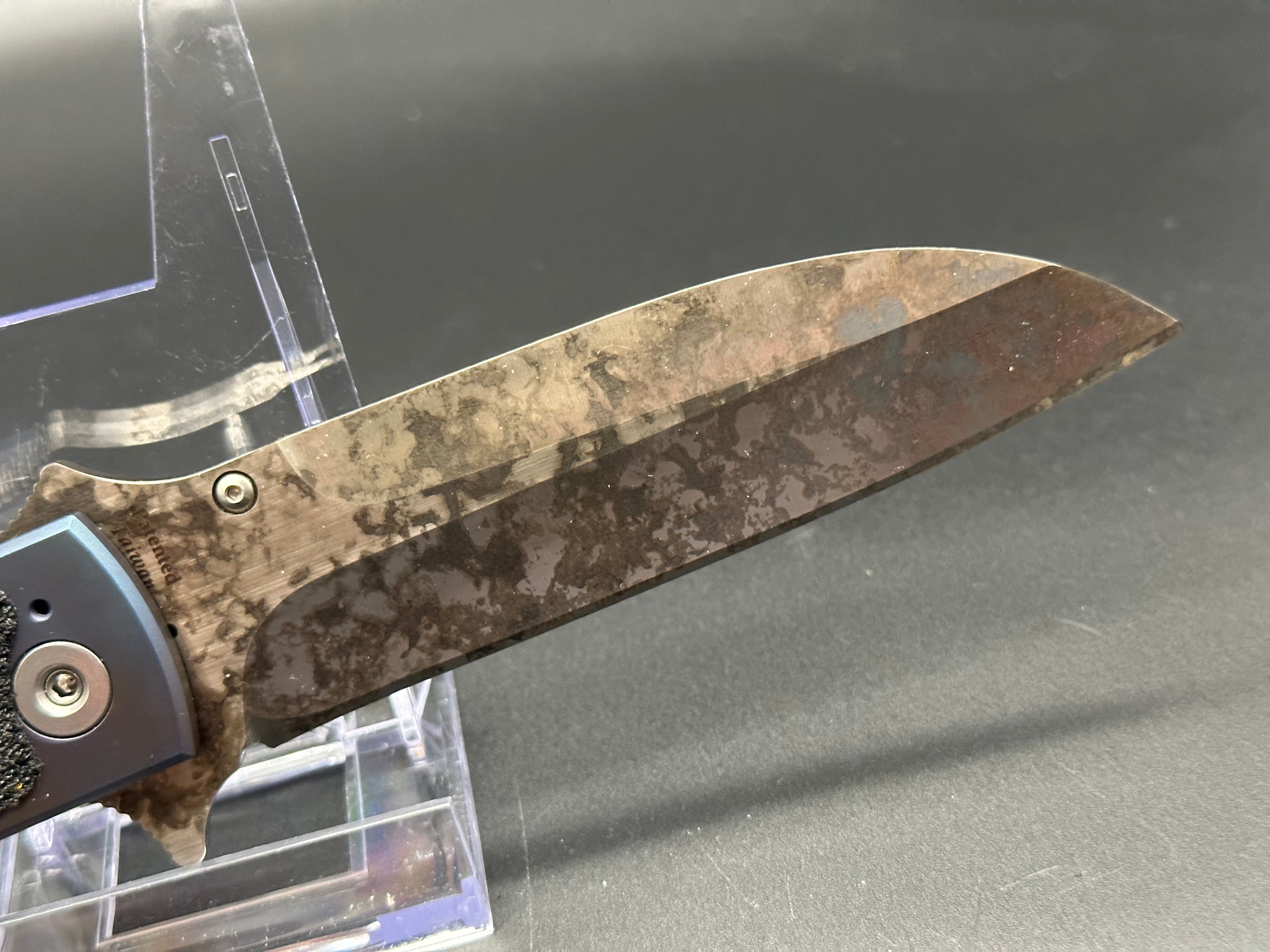 Russell & Dozier Combat Folding Knife - D2 Steel Blade, 4.75