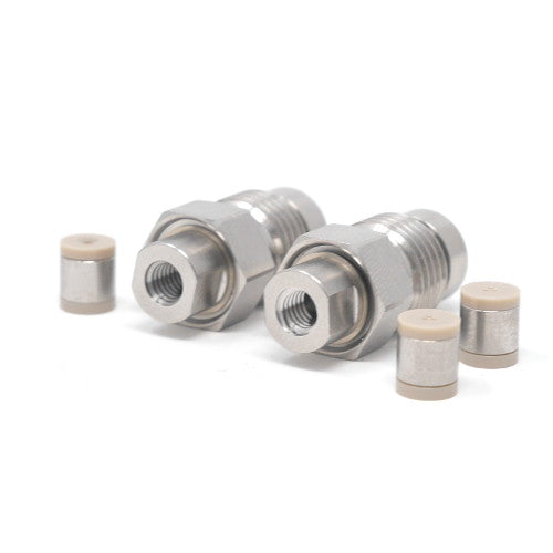 1/16 Inch Stainless Steel Dual Inlet Check Valve Kit with Ball & Seat - Perfect for Plumbing, HVAC, and Industrial Fluid Control Systems