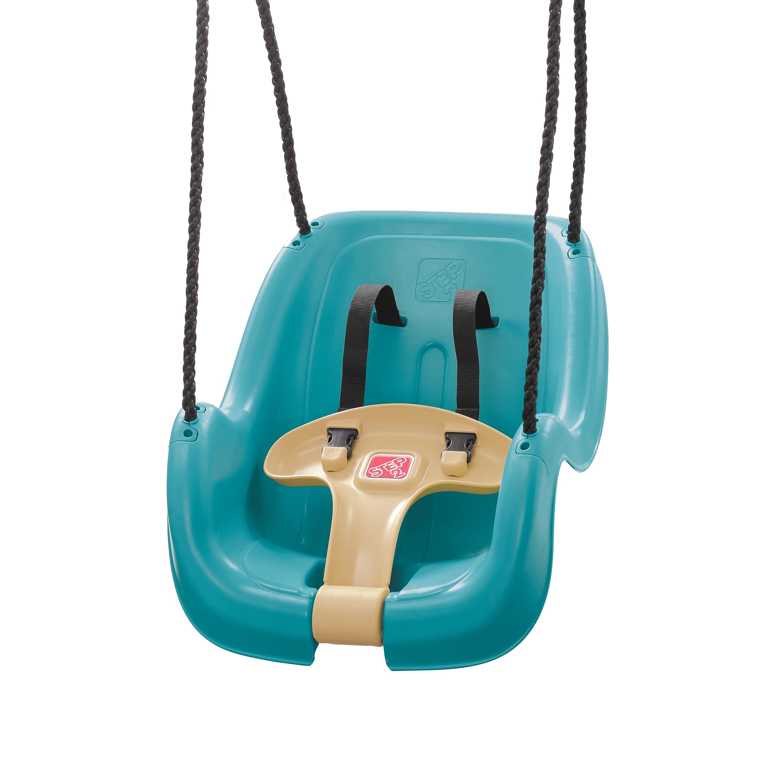 **Step2 Infant to Toddler Swing - Outdoor Baby Swing with Secure Harness & Weather-Resistant Rope, Bucket Style Swing Seat for Backyard Playset (Ages 9 Months-3 Years) - Perfect for Playground Fun & Outdoor Family Bonding**