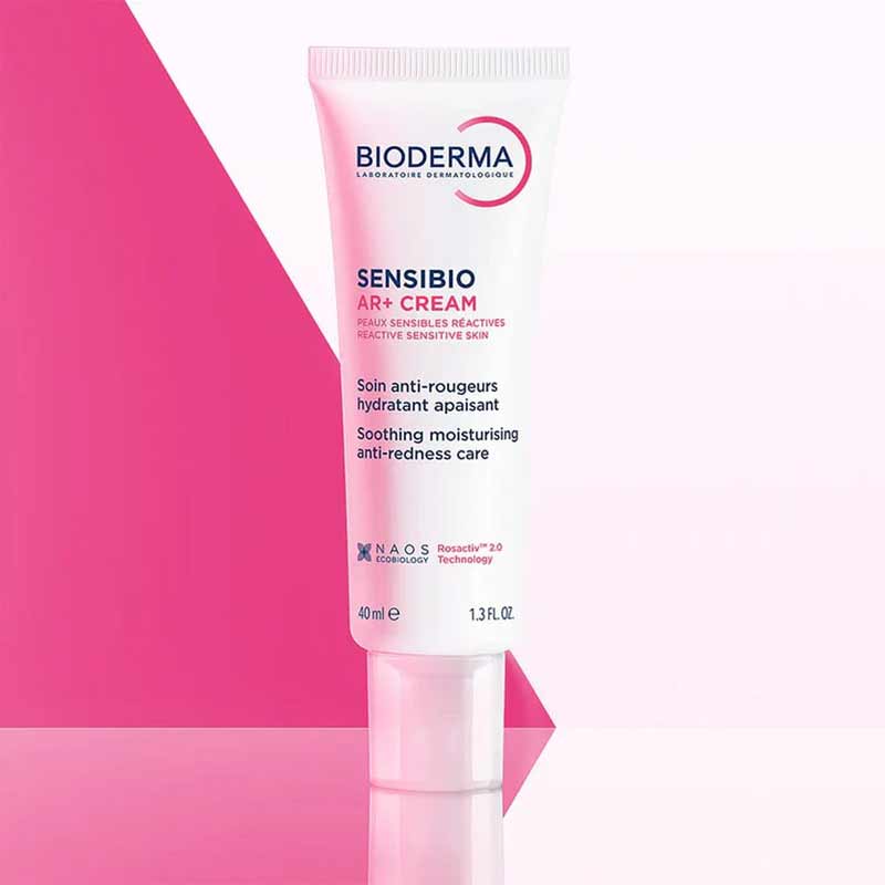 Bioderma Sensibio AR Anti-Redness Soothing Cream for Sensitive Skin – Calms & Reduces Facial Redness, Irritation & Rosacea – Perfect for Daily Skincare Routine & Post-Treatment Care