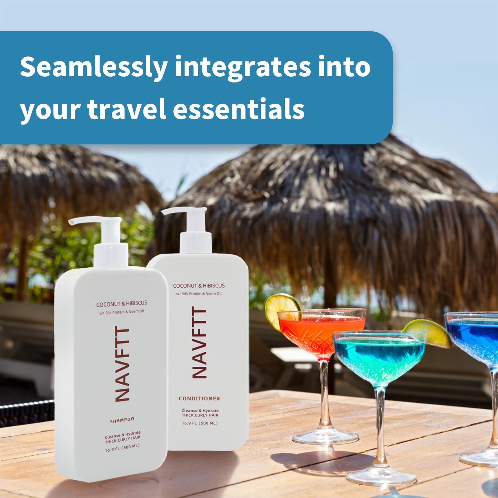 2 Pack Leak-Proof Plastic Flasks - Discreet Empty Shampoo & Conditioner Bottles for Liquor | Cruise Ship Essentials, Travel Accessories | Perfect for Sneaking Drinks on Cruises & Outdoor Adventures