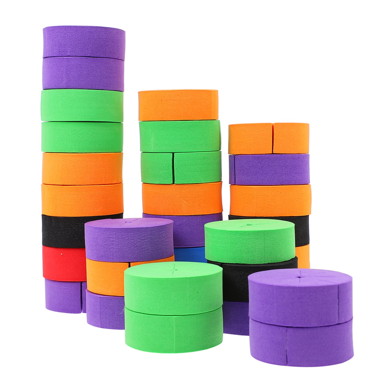 GANAZONO 50pcs Hydroponic Plant Spacers - Garden Clone Collars, Nutrient Blocks & Plant Plugs for Hydroponics (Random Colors) - Ideal for Indoor Gardening, Hydroponic Systems & Seed Starting
