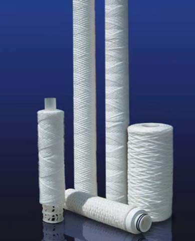 10 GPM 10 Micron String Wound Cartridge Water Filter - Pack of 6 | Replacement for Whole House & Well Water Filtration Systems | Perfect for Sediment Removal in Residential & Commercial Applications