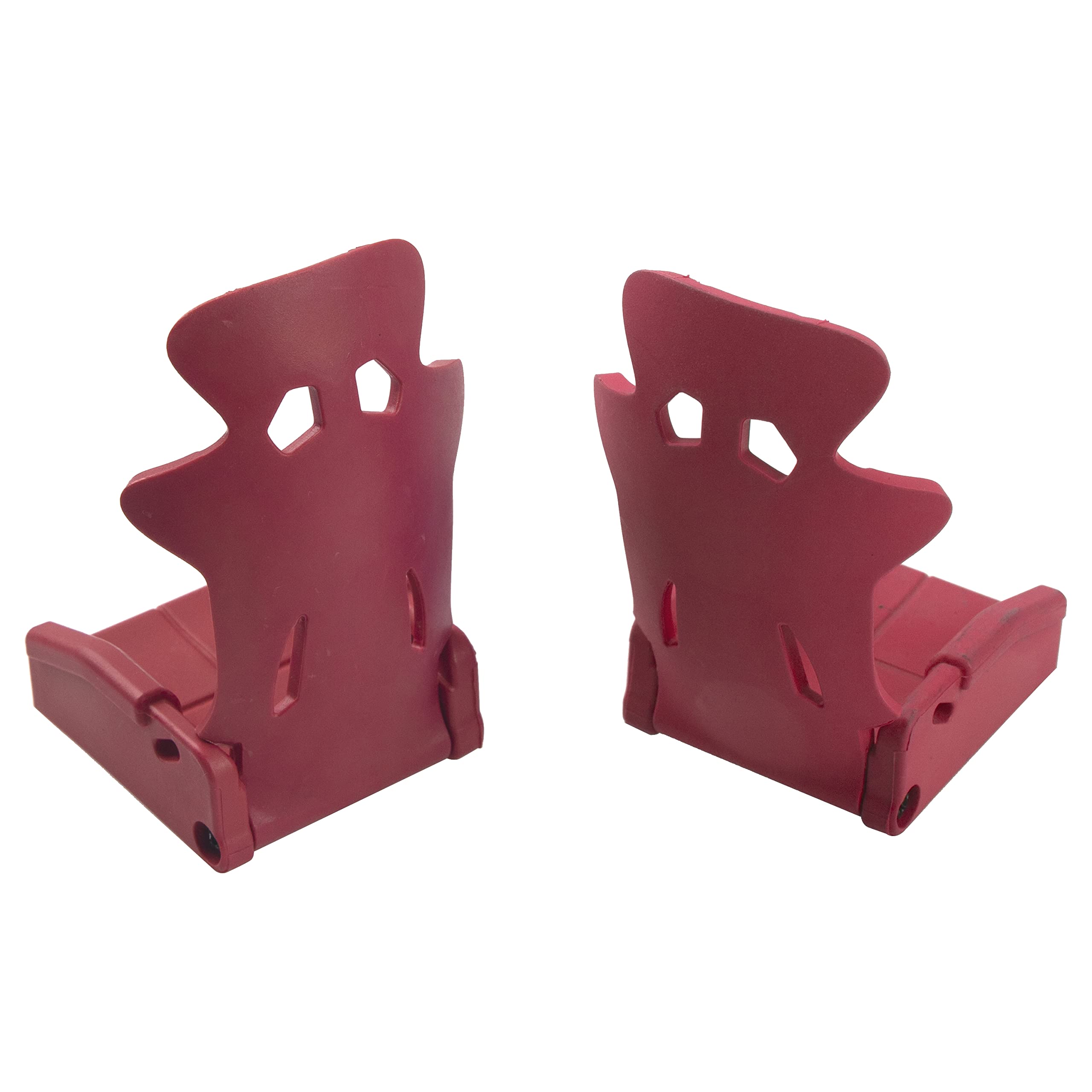 2Pcs Vgoohobby Plastic RC Toy Car Seat Simulation Accessories - Compatible with Traxxas TRX-4, Axial SCX10 90046, Tamiya CC01 1/10 Scale RC Crawler (Red) - Perfect for DIY RC Car Interior Upgrades and Realistic Crawler Scenes