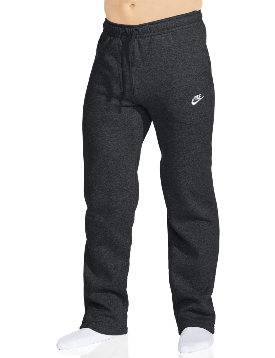 Nike Men's Sportswear Open Hem Club Pants - Comfortable Athletic Joggers for Casual Wear, Gym & Lounge - Breathable Tapered Sweatpants for Running, Workouts & Everyday Use