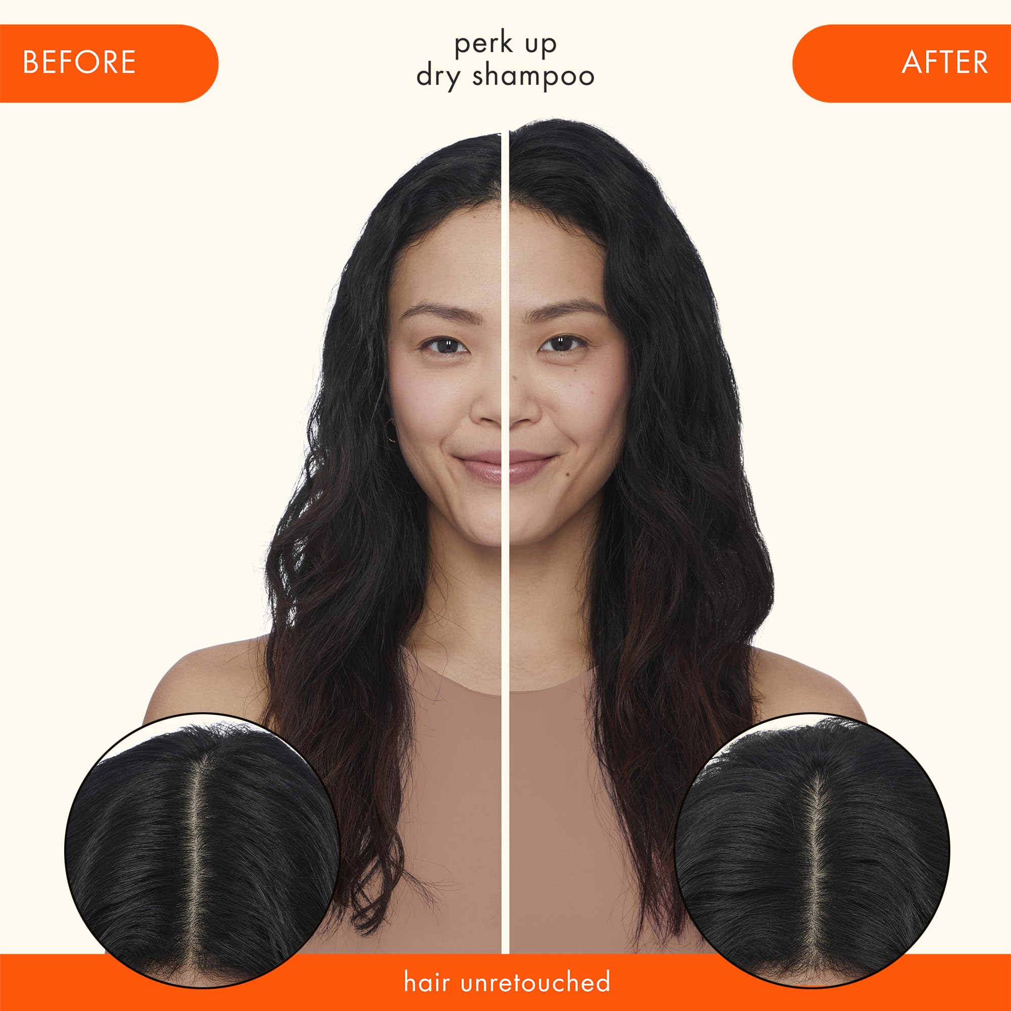 Amika Perk Up Talc-Free Dry Shampoo for Oily Hair - Refreshes & Volumizes Between Washes, Perfect for Travel & Gym