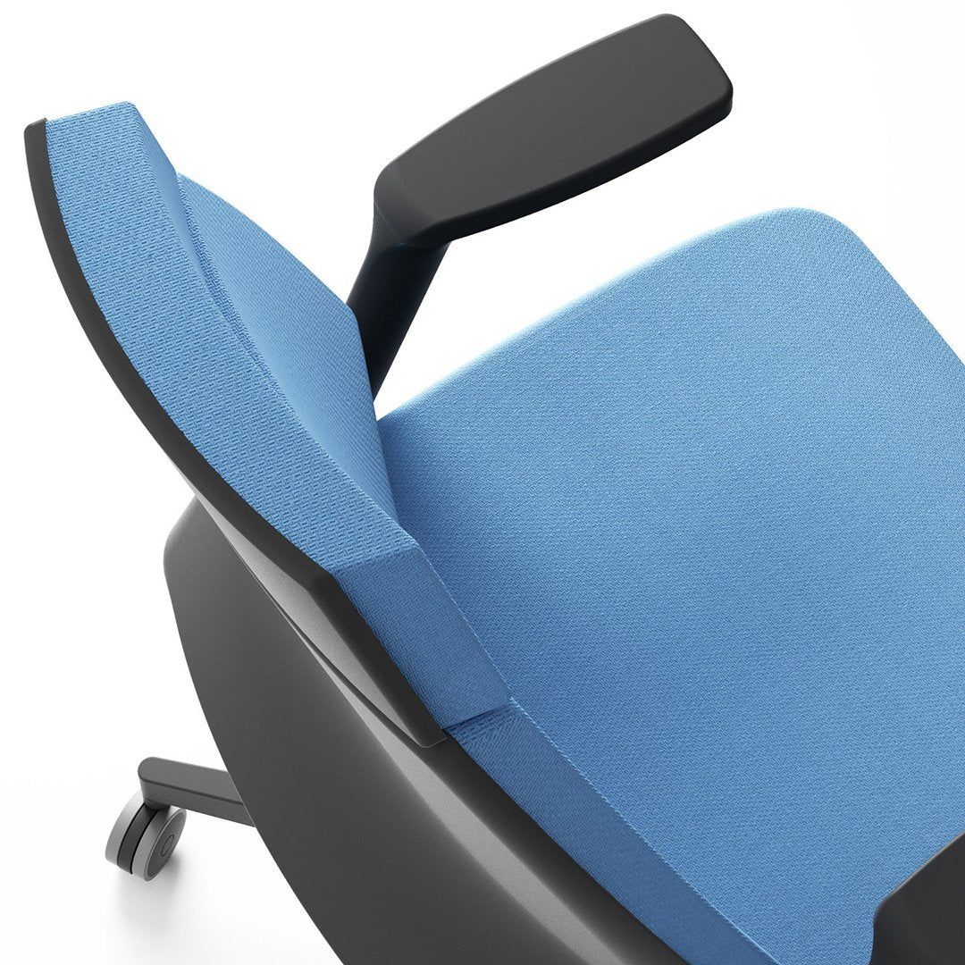 Ergonomic Clarus Extended Back Office Chair with Lumbar Support - Adjustable Height & Swivel for Home & Office Workspace Comfort