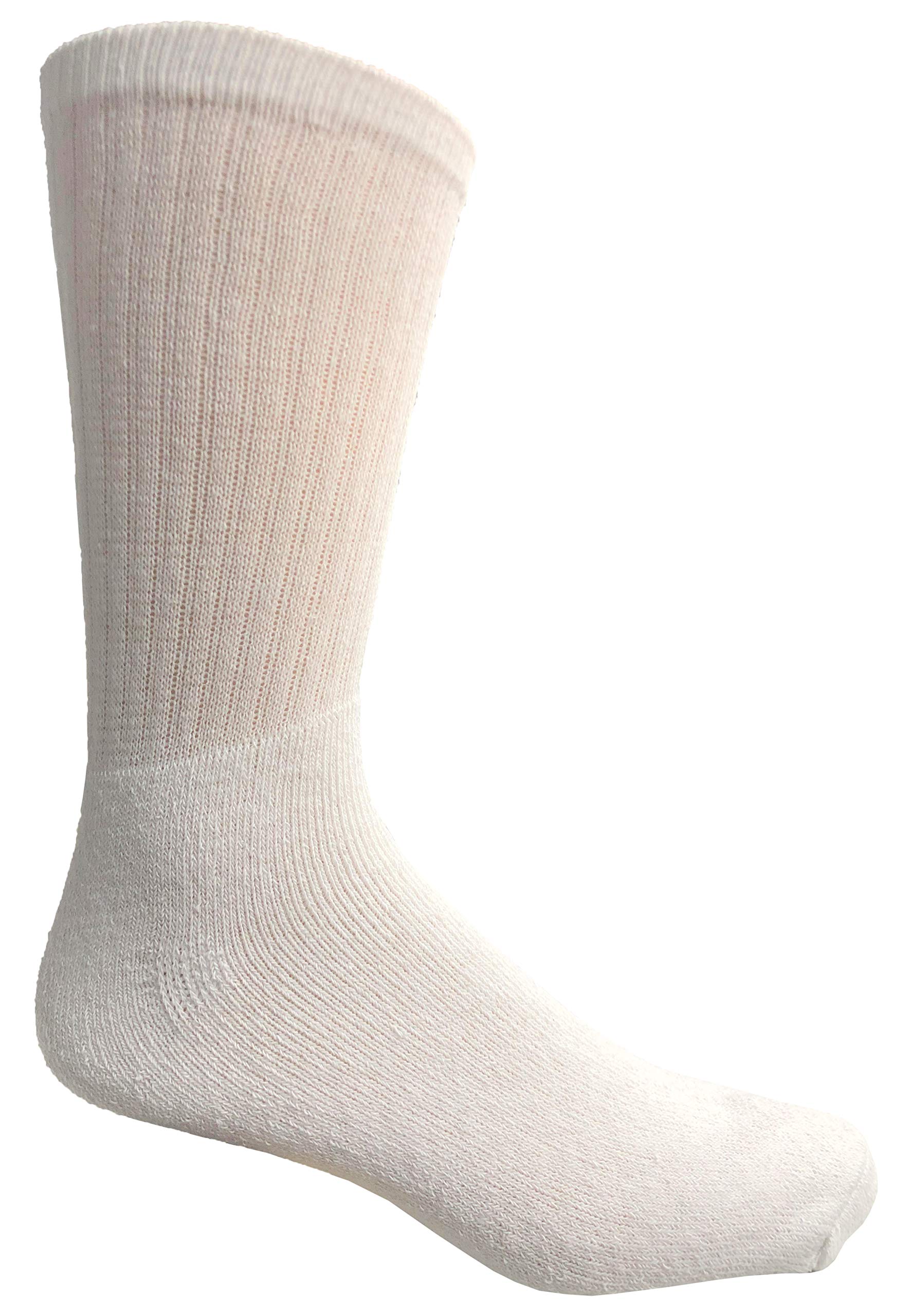 Yacht & Smith 48 Pack Men's Cotton Crew Socks - Heavy Duty Comfort Socks for Everyday Wear, Work & Sports - Perfect for Donations, Sock Drives & Charity Events