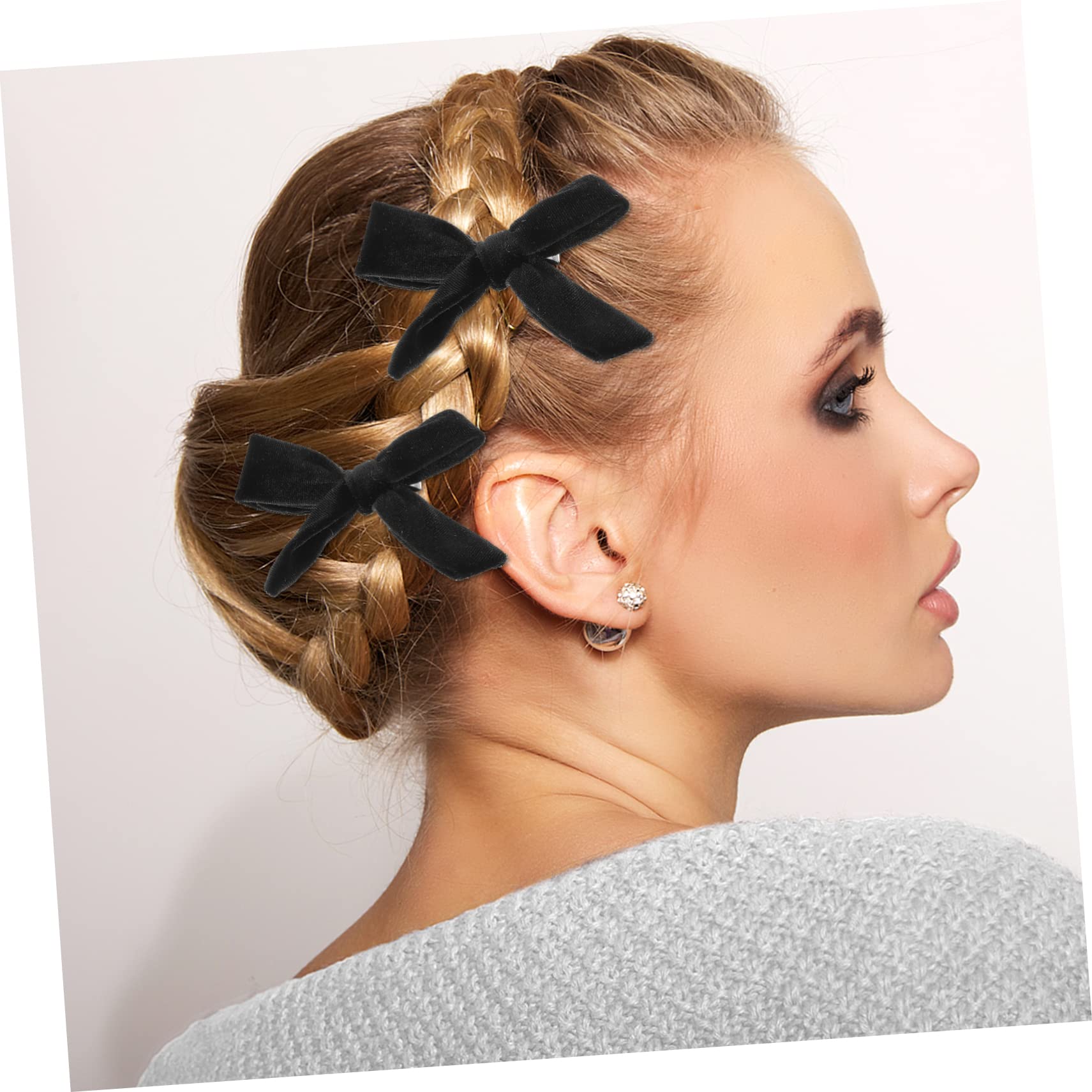 10pcs Women's Hair Bow Clips - Elegant Bowknot Barrettes for Girls & Women | Perfect for Daily Wear, School, Parties & Special Occasions