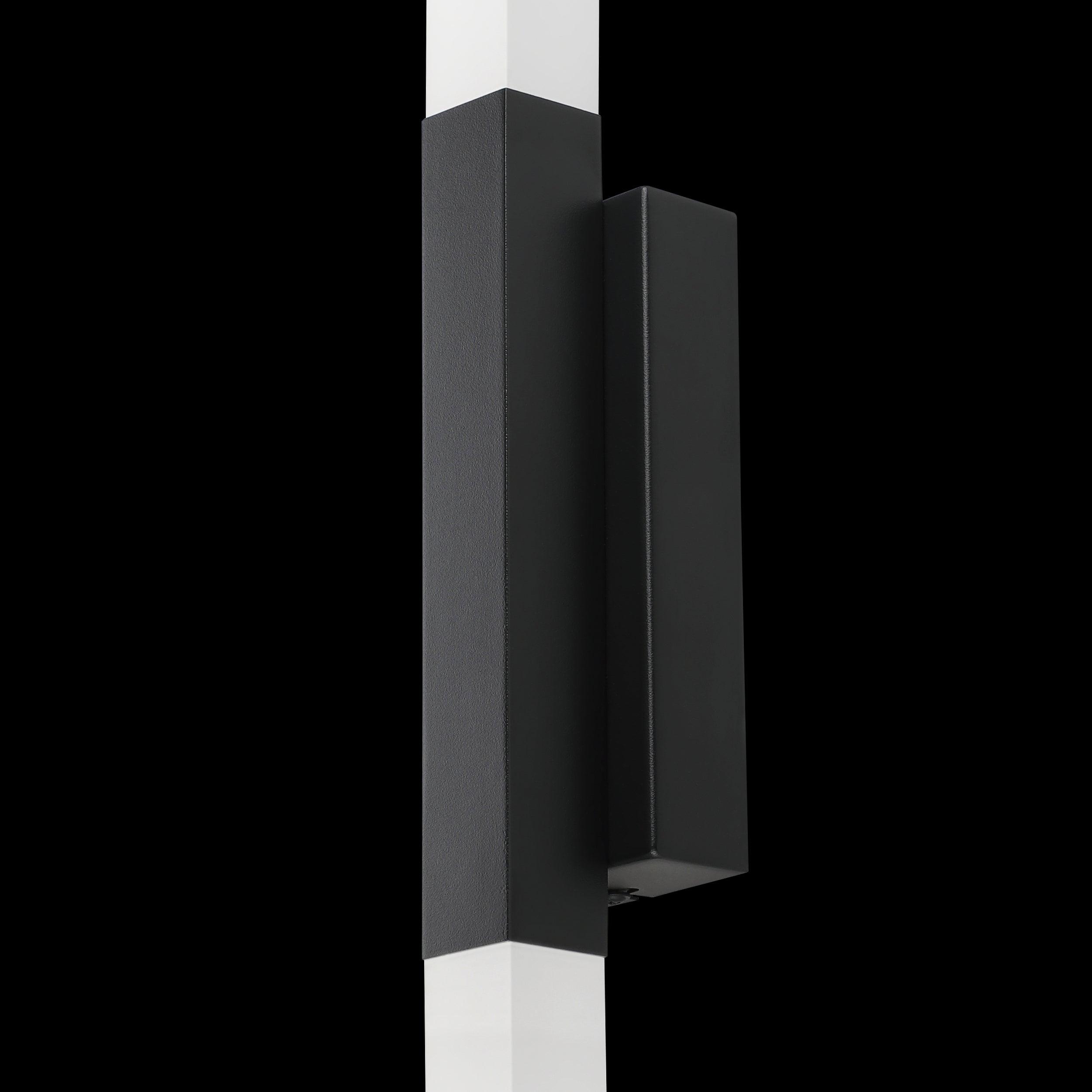 Eglo Alcudia IP44 Black LED Bathroom Wall Light - Waterproof Bathroom Lighting for Vanity, Mirror & Shower - Modern Damp Rated Fixture for Indoor & Outdoor Use