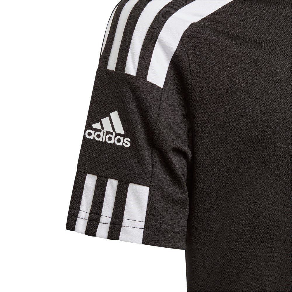 Adidas Youth Squadra 21 Soccer Jersey - Black & White Team Uniform for Kids - Perfect for Youth Soccer Games, Training & Team Sports