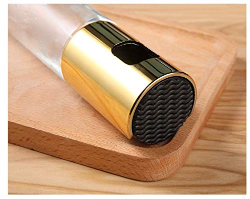 WOIWO 2 Pack Glass Oil Spray Bottle for Cooking - Leakproof BBQ Oil Dispenser with Pressure Pump for Vinegar, Soy Sauce & Salad Dressing - Perfect for Grilling, Baking & Kitchen Use