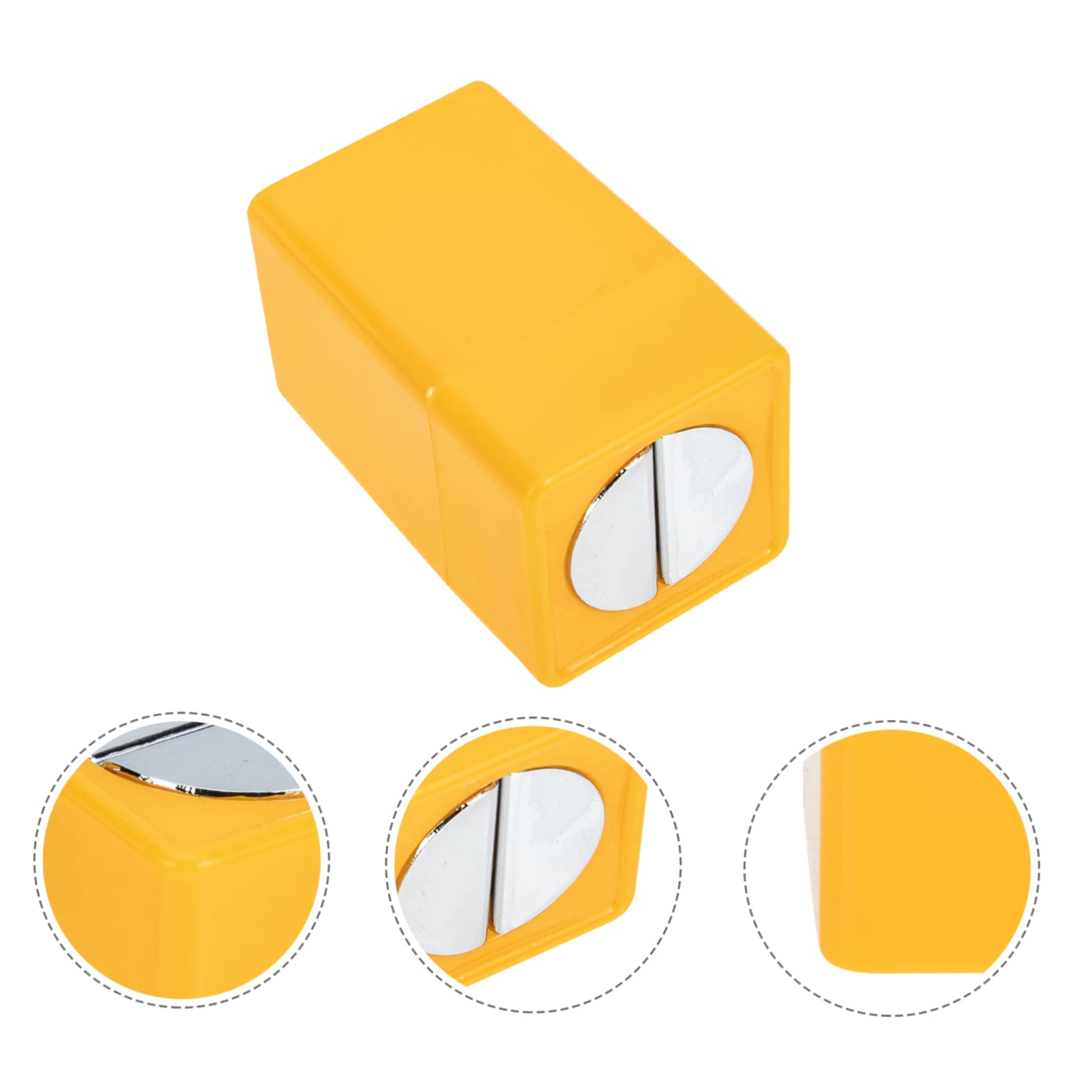 Eco-Friendly Razor Blade Disposal Box - Safe & Secure Razor Blade Recycling Container for Home & Salon Use | Yellow ABS Plastic | Perfect for Bathroom, Salon, or Travel Blade Storage