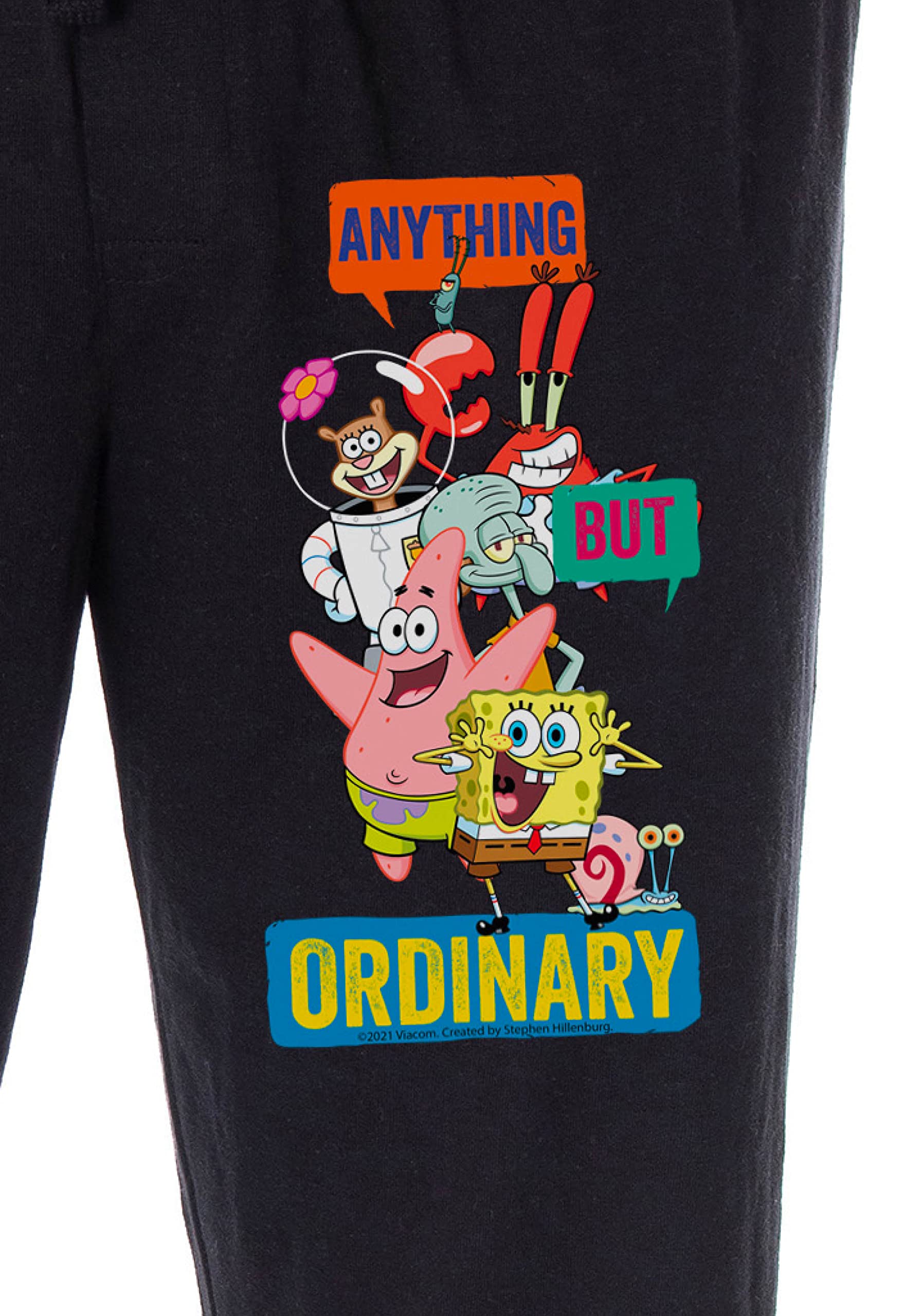 SpongeBob SquarePants Men's Lounge Pants - Soft Sleepwear & Pajama Bottoms for Comfortable Lounging at Home | Nickelodeon Cartoon Character Design
