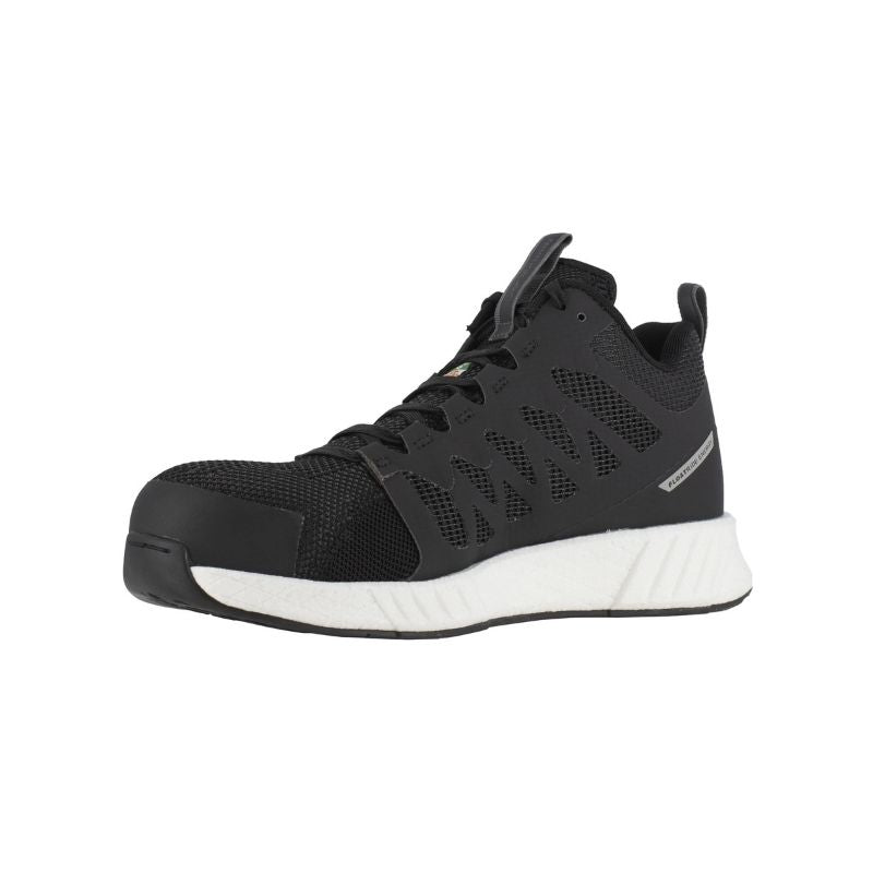 Reebok Work Fusion Flexweave MID Men's Composite Toe Athletic Work Shoes IB4316 - Lightweight Safety Footwear for Construction, Warehouse & Industrial Work