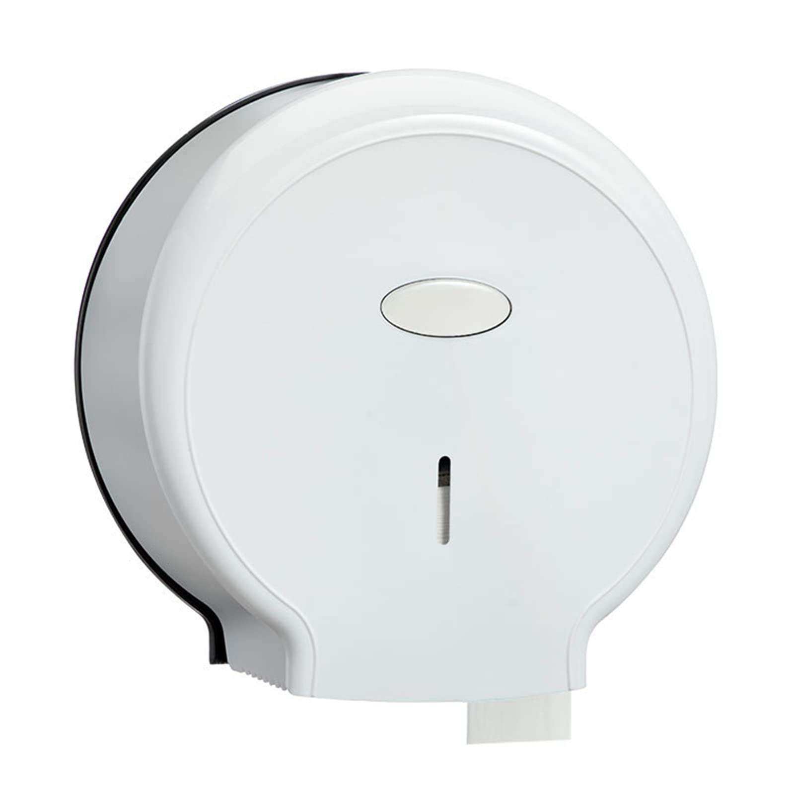 Commercial Toilet Paper Holder - Heavy Duty Jumbo Roll Dispenser, Punch-Free & Waterproof Bathroom Paper Towel Organizer for Restrooms, Offices & Public Toilets (White) - Ideal for High-Traffic Washrooms, Restaurants & Commercial Spaces