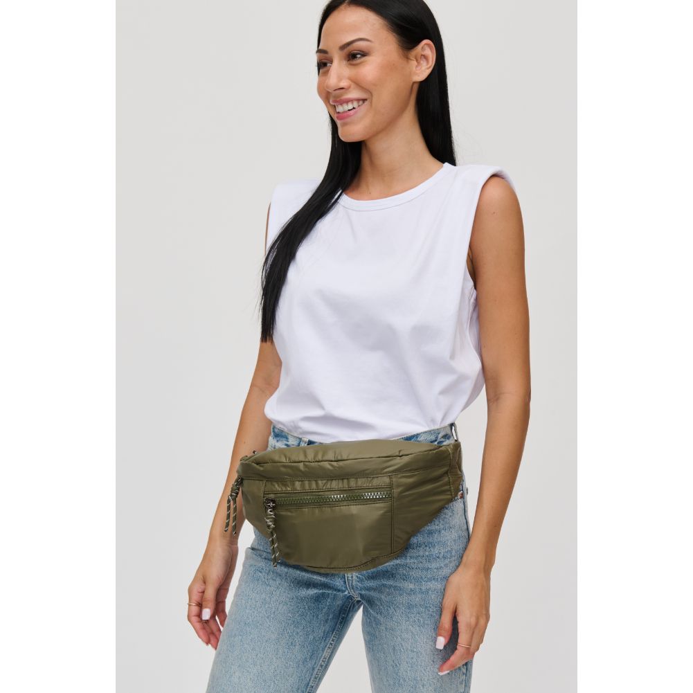 Laurence Nylon Belt Bag - Adjustable Waist Pack for Men & Women, Water-Resistant Crossbody Fanny Pack for Travel, Hiking, Running & Outdoor Activities
