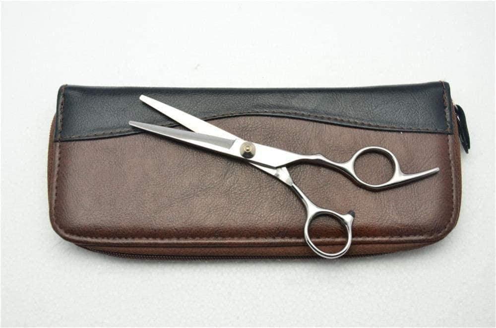 Professional Barber Scissors Set - 14cm Stainless Steel Hair Cutting & Thinning Scissors for Salon & Home Use - Pink Hairdressing Shears for Precision Styling & Hair Trimming