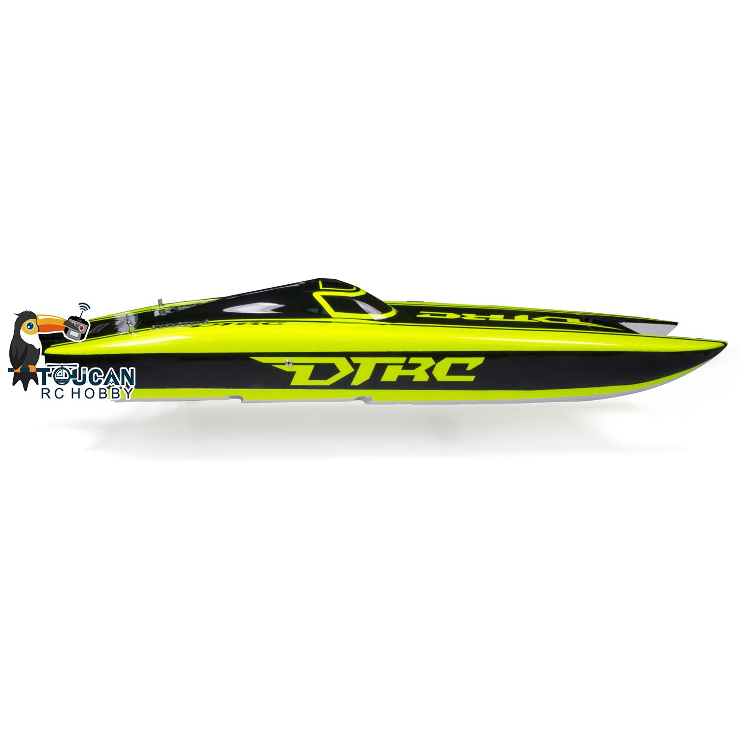 E51 Pre-Painted Fiberglass Electric Racing RC Boat Kit - 1300mm DIY Model for Advanced Players & Adults - Perfect for Competitive Racing & Hobby Enthusiasts