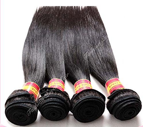 Wholesale 8A 3-Part Frontal Lace Closure with Brazilian Virgin Hair Bundles - 3 Bundles & 4x4 Closure in Natural Color (20