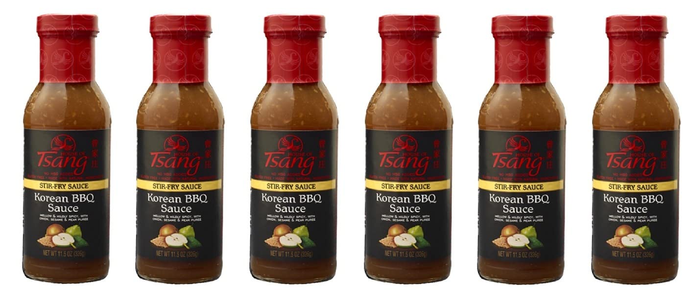 House of Tsang Korean BBQ Sauce - Authentic Marinade & Glaze for Grilling, Stir-Fry & Dipping | Perfect for Ribs, Chicken & Vegetables