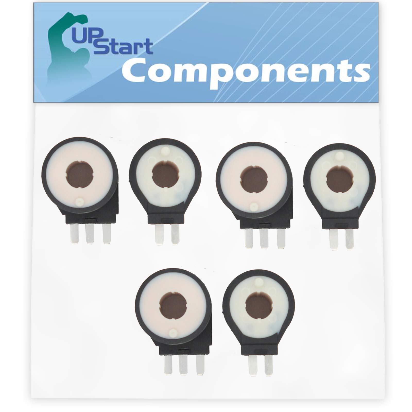3-Pack 279834 Gas Dryer Coil Kit Replacement for Whirlpool 7MLGR4634JQ3 Dryer - Compatible with 279834 Dryer Gas Valve Ignition Solenoid Coil Kit - UpStart Components Brand - Perfect for Home Laundry Room Repairs & Maintenance