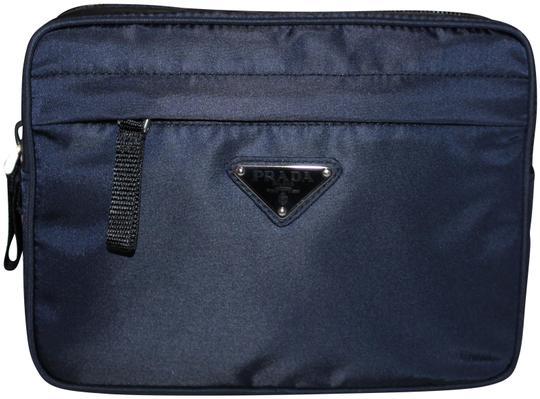 Authentic Prada Navy Blue Nylon Waist Bag for Men & Women | Luxury Crossbody Bum Bag | Perfect for Travel, Gym & Everyday Use