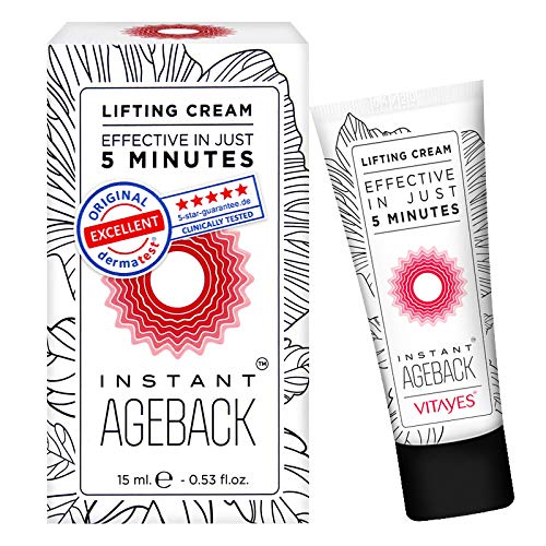 Vitayes Anti-Aging Eye Cream - 5 Minute Lifting & Firming Treatment for Wrinkles, Fine Lines & Dark Circles - Hydrating & Moisturizing Under Eye Cream, 15ml - Perfect for Morning & Night Skincare Routine