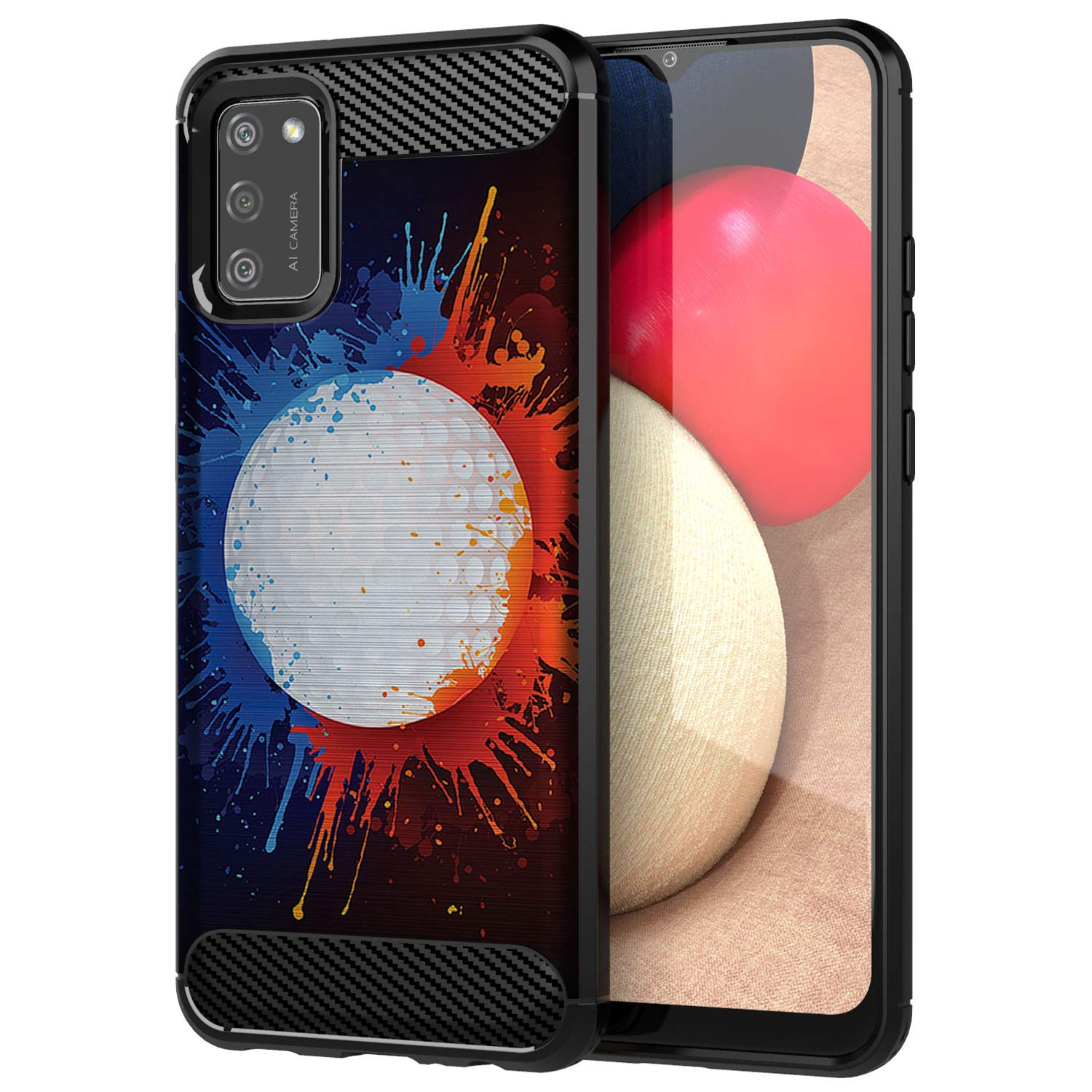 Samsung Galaxy A02s Case - Flex Max Matte TPU Slim Protective Cover | Shockproof & Anti-Scratch | Perfect Fit for Galaxy A02s/A02 | Ideal for Golf, Sports & Outdoor Activities