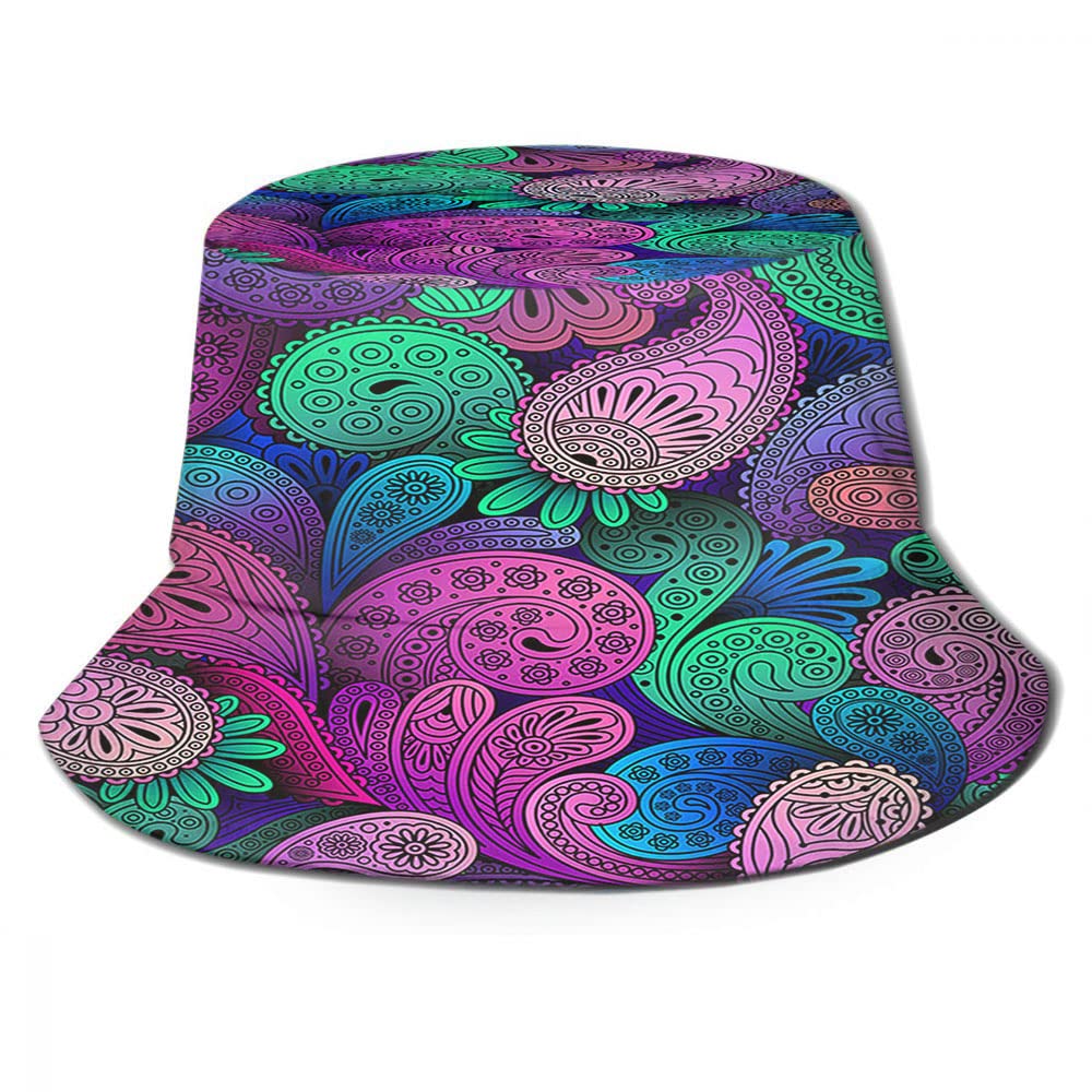 Stylish HOSNYE Packable Bucket Hat for Women & Men - UV Protection Sun Hat for Beach, Fishing, Travel & Outdoor Activities | Cute Unisex Summer Accessory