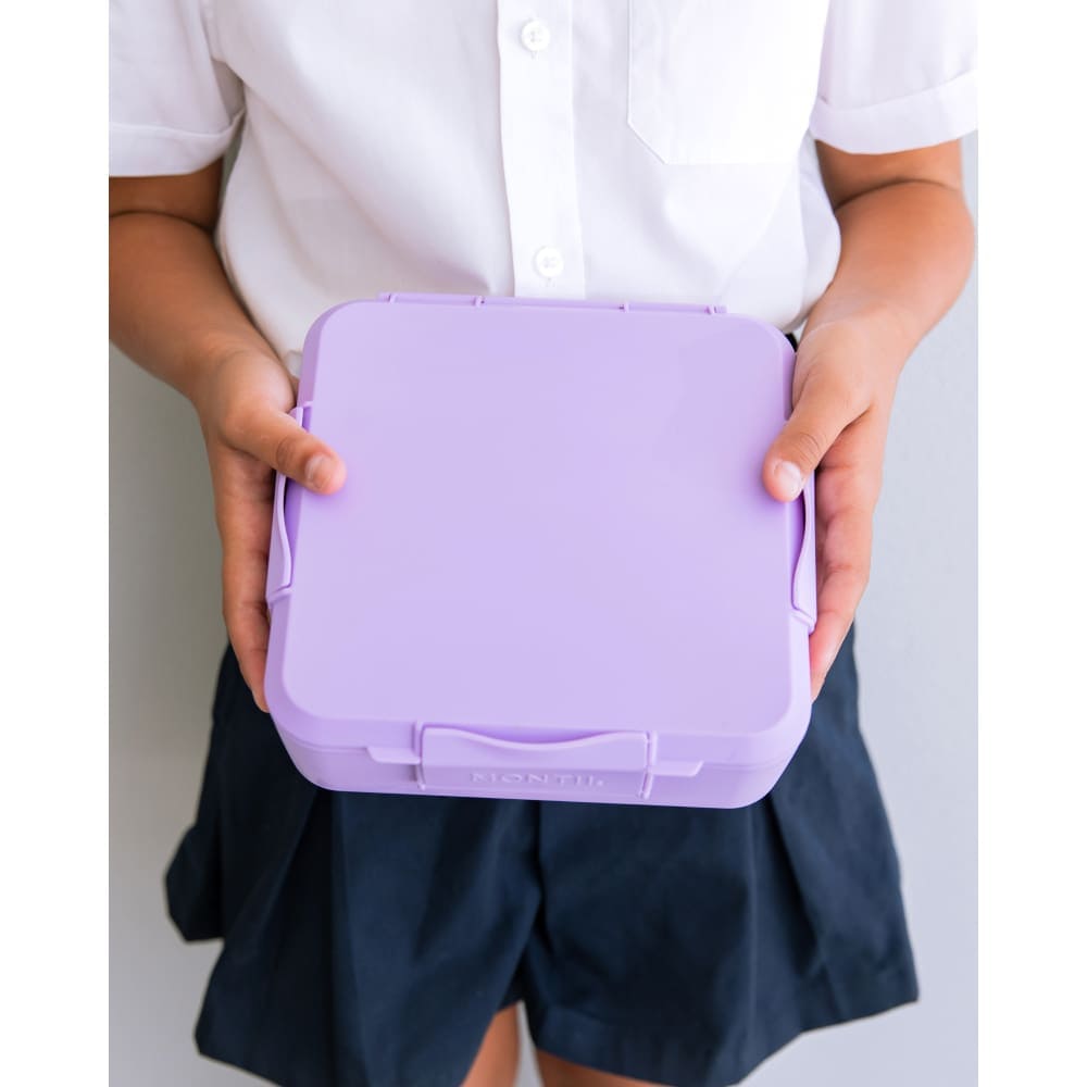 Leakproof Dusk Bento Lunch Box for Kids & Adults - 3 Compartment Insulated Food Container for School, Office & Picnic