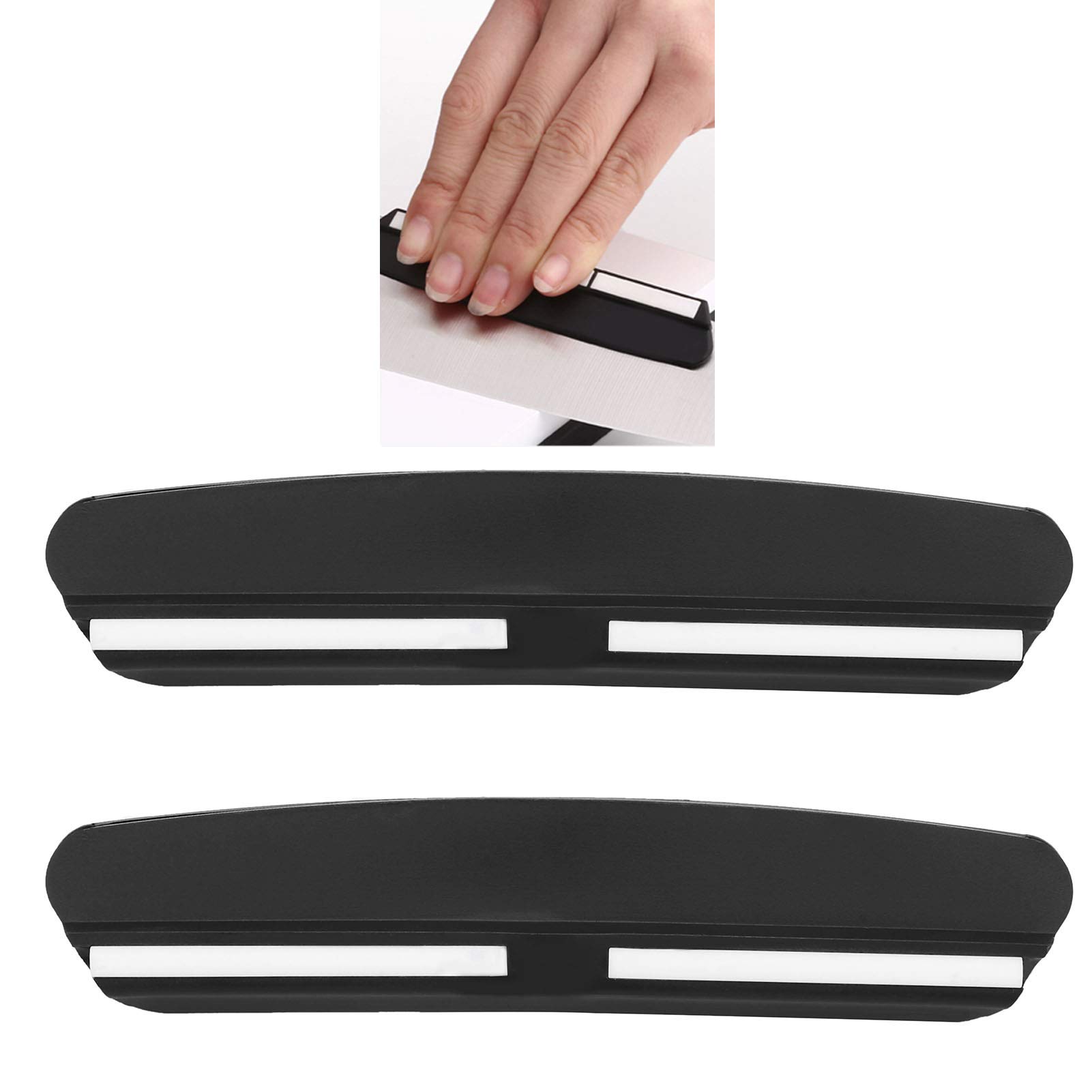 Professional Knife Sharpener Set - 2Pcs Blade Angle Guide & Whetstone Accessories for Kitchen Knives | Perfect for Home Chefs & Outdoor Cooking