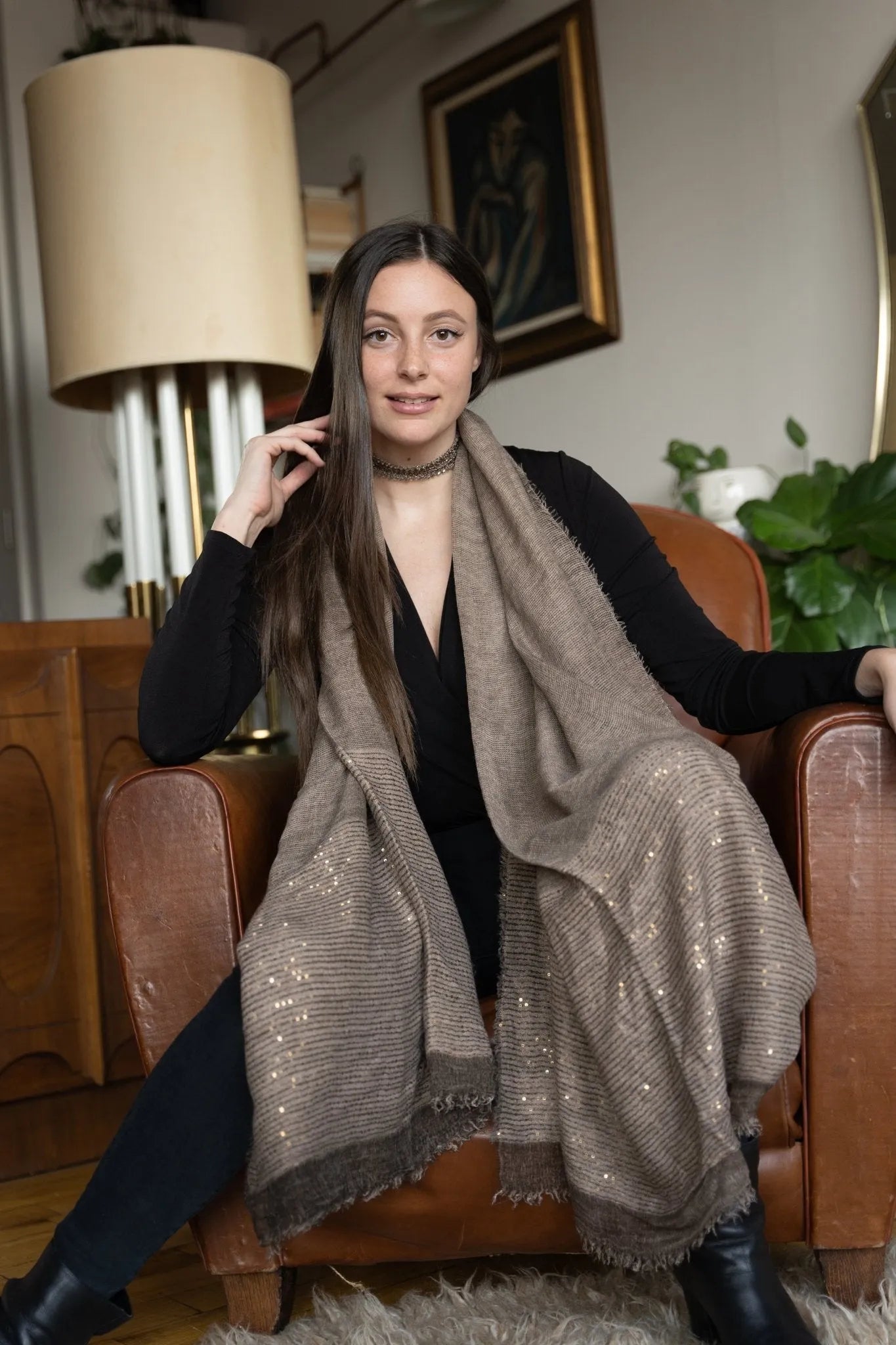Lenox Women's Fashion Scarf - Soft Lightweight Winter Wrap Shawl for Casual Outfits & Office Wear | Perfect for Cold Weather & Holiday Gifts