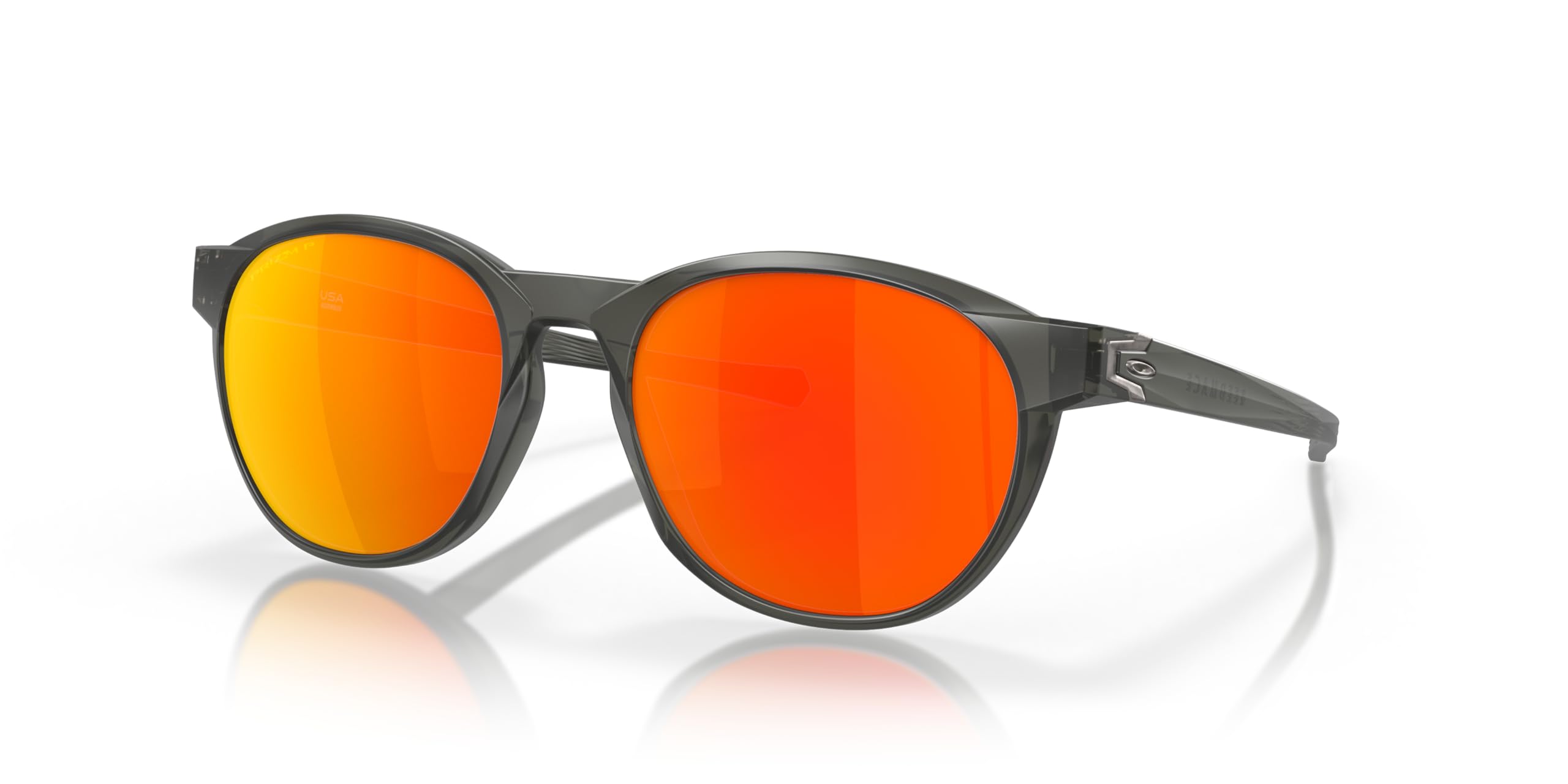 Oakley Men's Oo9126 Reedmace Round Polarized Sunglasses for Driving, Running & Outdoor Sports - UV Protection & Lightweight Frame