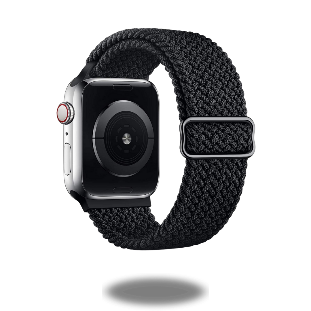 Adjustable Braided Loop Strap for Apple Watch - Soft & Comfortable Replacement Band for Workout, Running & Daily Use