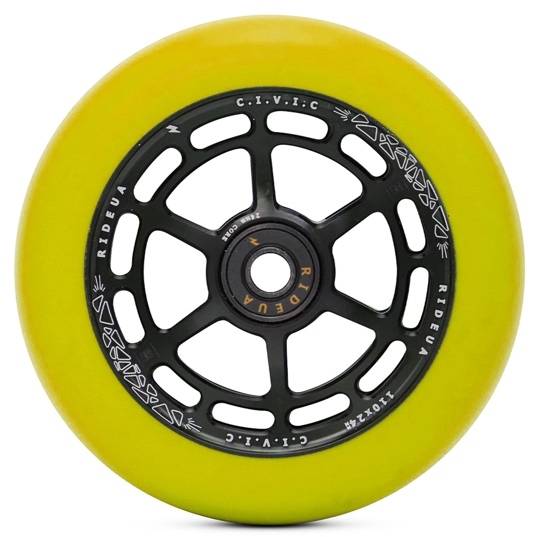 UrbanArtt Civic Wheels 110mm - High Performance Skateboard Wheels for Smooth Riding | Perfect for Street Skating and Commuting