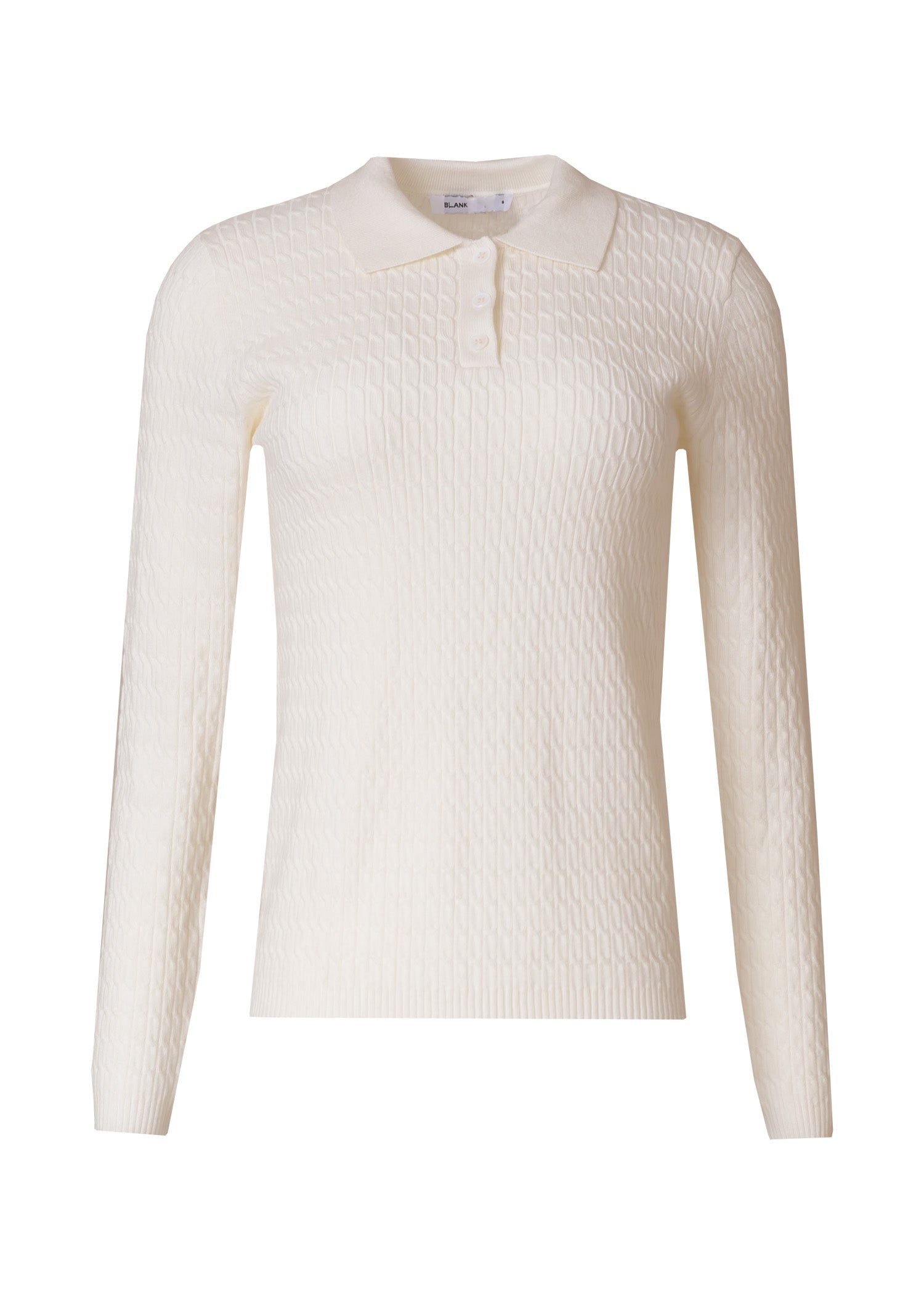Soft Cream Cable Knit Polo Tee for Men - Comfortable Casual Shirt for Work, Office & Weekend Outings