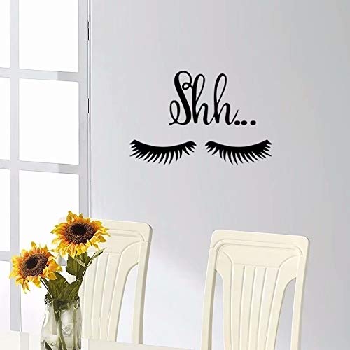Eyelash Wall Stickers Decals - Self-Adhesive Home Decor for Room, Living Room, Bedroom, Kitchen & More - Perfect for Nursery, Kids Room & Wall Art Decorations