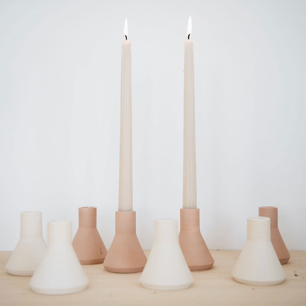 Elegant Classic Ceramic Candle Holder for Home Decor - Perfect for Romantic Dinners, Spa Nights & Cozy Living Room Ambiance