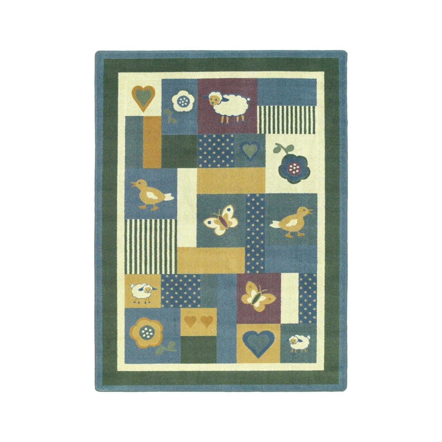 **Joy Carpets Soft Baby Love Rug for Infants & Toddlers - 5'4
