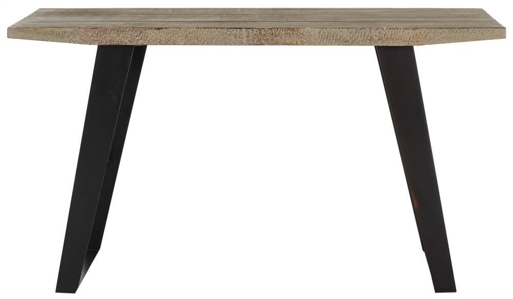 SAFAVIEH Waldo Natural Wood Console Table - Entryway, Hallway & Living Room Furniture for American Homes