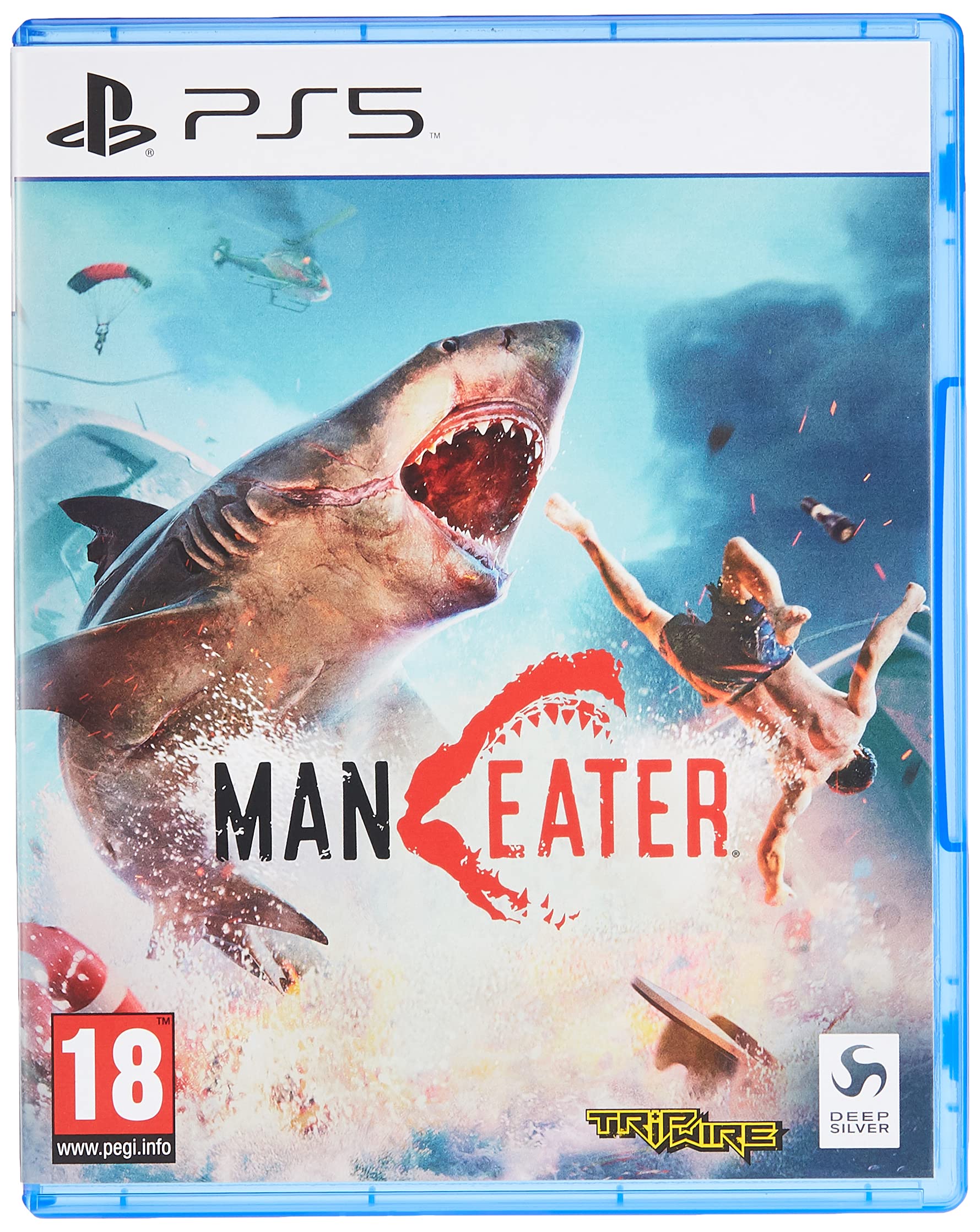 Maneater PS5 Game - Shark RPG Adventure for PlayStation 5 - Perfect for Horror & Action Game Fans - Great for Single Player Gaming Sessions