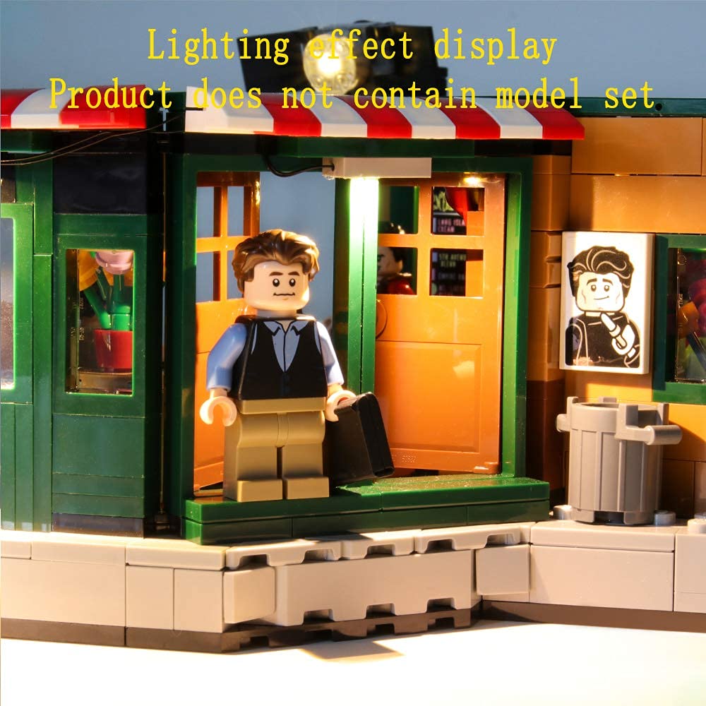 GEAMENT Friends Central Perk TV Series LED Light Kit - Compatible with Lego Ideas 21319 Building Set (Bricks Not Included) - Perfect for Lego Display & Nighttime Room Decor
