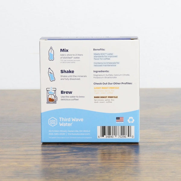 Third Wave Water Sachets for Specialty Coffee - Perfect for Home Brewing, Espresso & Pour Over Coffee | Enhances Flavor & Mineral Balance