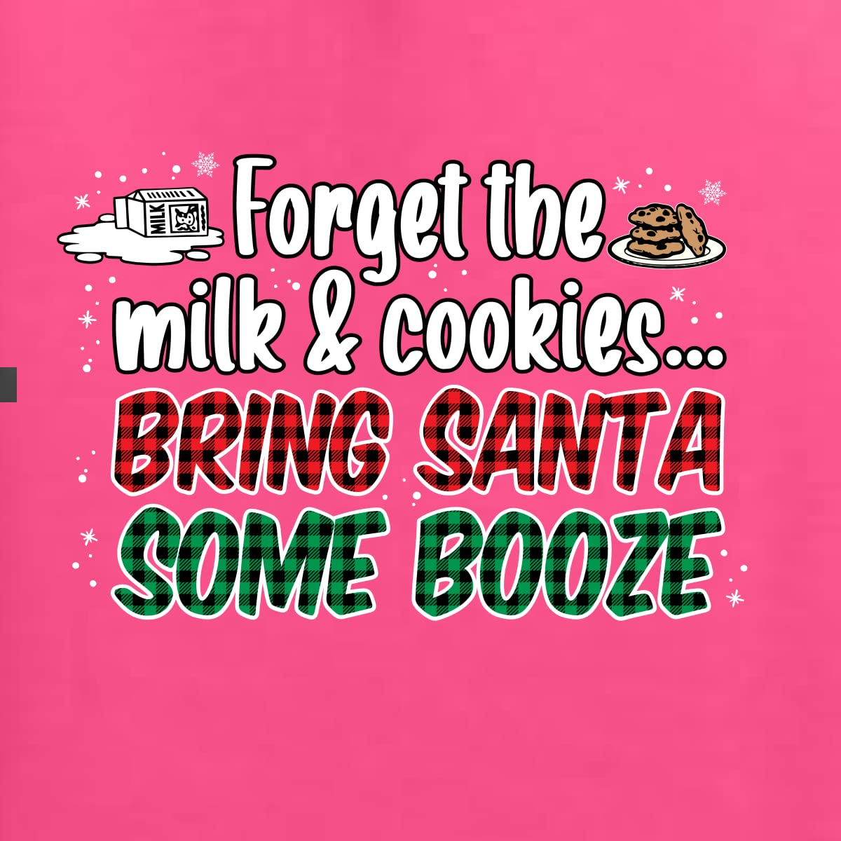 Wild Bobby Santa Booze Christmas Graphic Hoodie - Funny Unisex Sweatshirt for Holiday Parties & Gift Giving