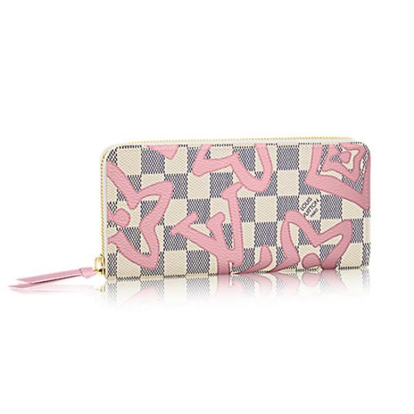 LV Clemence Wallet in Damier Azur Canvas - Stylish & Compact Women's Wallet for Everyday Use, Travel & Gift Giving