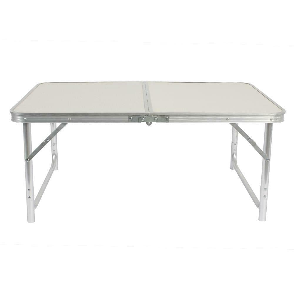 BrandMagaz 3ft Folding Table - Portable Plastic Indoor Outdoor Table for BBQ, Picnic, Party & Camping | Lightweight, Durable & Space-Saving | Perfect for Backyard Gatherings, Tailgating & RV Trips